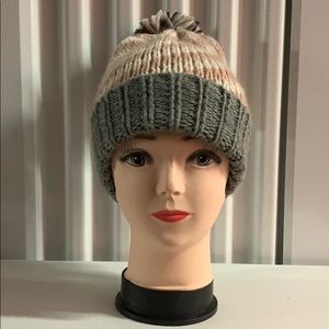 Burgundy multicolored hat